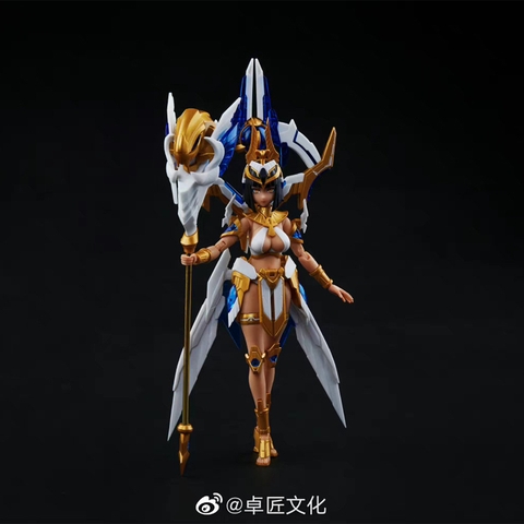 Mô Hình lắp ráp MS General Gluttony SIN-01 1/10 Cleopatra Anubis Luminous Throne Mecha Girl Model Kit Assembled