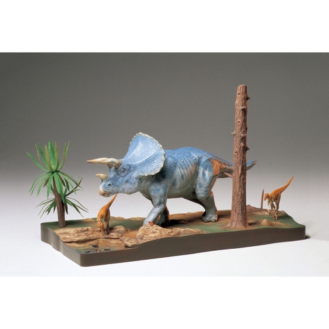 Mô hình lắp ráp khủng long 1/35 SCALE TRICERATOPS DIORAMA SET 60104 TAMIYA