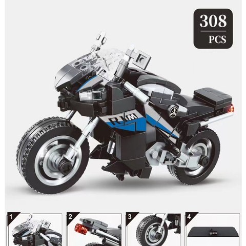Mô hình đồ chơi Lego lắp ráp xe máy - mô tô thể thao Motorcycle - mô hình phát triển trí tuệ