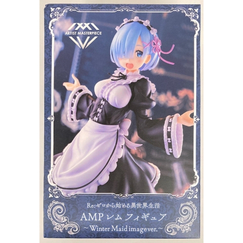 Mô Hình Figure Re Zero Starting Life in Another World Rem Winter Maid Ver AMP Taito