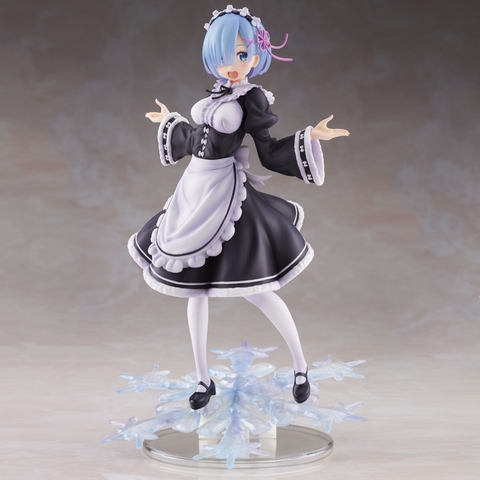 Mô Hình Figure Re Zero Starting Life in Another World Rem Winter Maid Ver AMP Taito