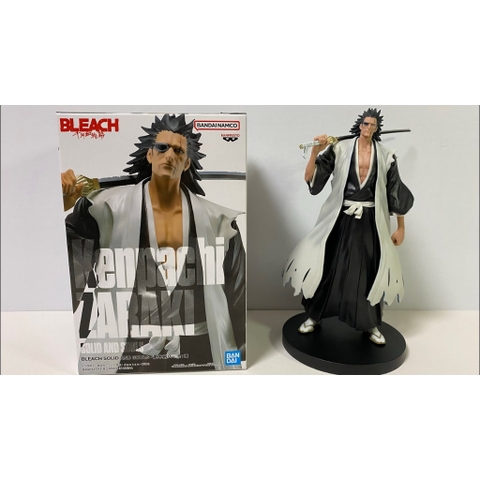 Mô Hình Lắp Ráp BLEACH SOLID AND SOULS Kenpachi Zaraki Figure Bandai Banpresto