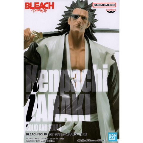 Mô Hình Lắp Ráp BLEACH SOLID AND SOULS Kenpachi Zaraki Figure Bandai Banpresto