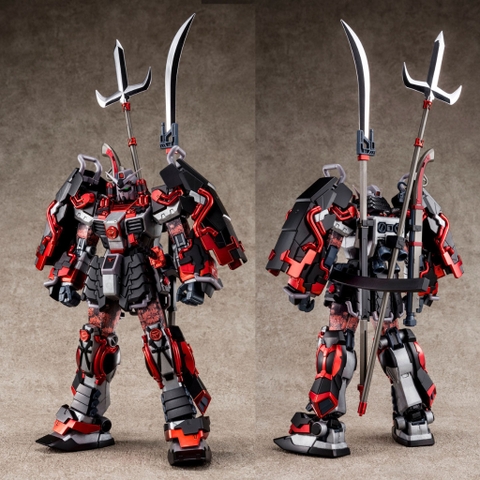 Mô hình lắp ráp MG 1/100 SHIN MUSHA GUNDAM SENGOKU NO JIN BLACK ROBE LARGE ARMOR Bandai 4573102632791
