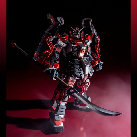 Mô hình lắp ráp MG 1/100 SHIN MUSHA GUNDAM SENGOKU NO JIN BLACK ROBE LARGE ARMOR Bandai 4573102632791