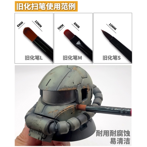 Bộ 3 cọ vẽ cho mô hình MS063