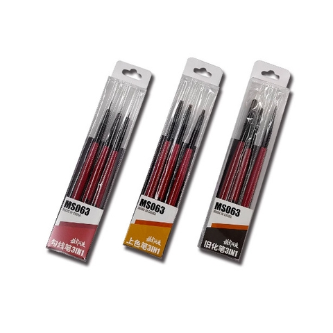Bộ 3 cọ vẽ cho mô hình MS063