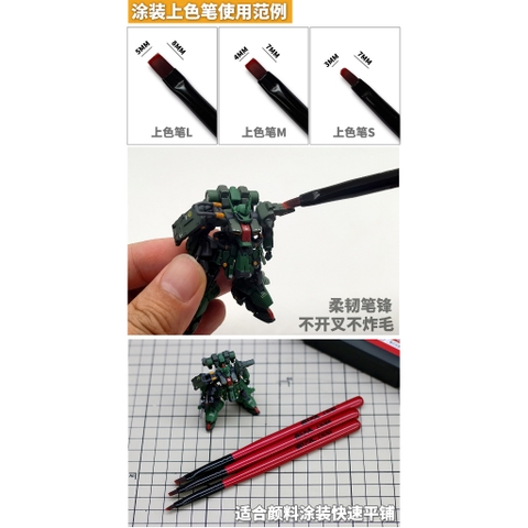 Bộ 3 cọ vẽ cho mô hình MS063