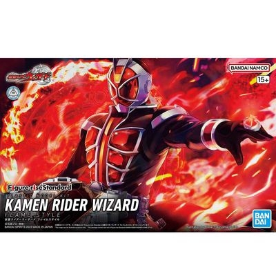 Mô hình Lắp Ráp Figure rise Standard Kamen Rider Wizard Flame Style Bandai 4573102653208