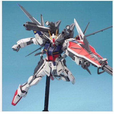 Mô Hình Lắp Ráp Gundam MG 1/100 LUKAS STRIKE E + IWSP ASTRAY Bandai 4543112531452