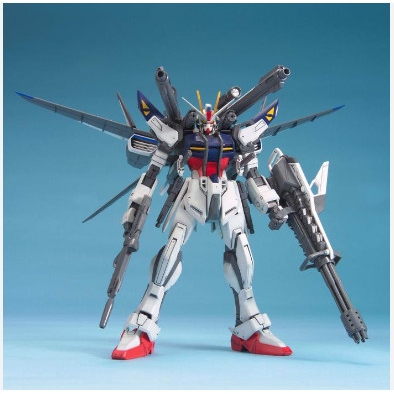Mô Hình Lắp Ráp Gundam MG 1/100 LUKAS STRIKE E + IWSP ASTRAY Bandai 4543112531452