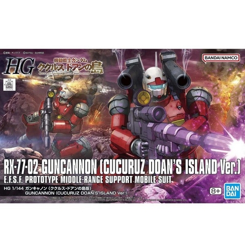 Mô Hình Lắp Ráp Bandai HG Guncannon (Cucuruz Doan's Island Ver) 4573102653154 (Plastic Model)