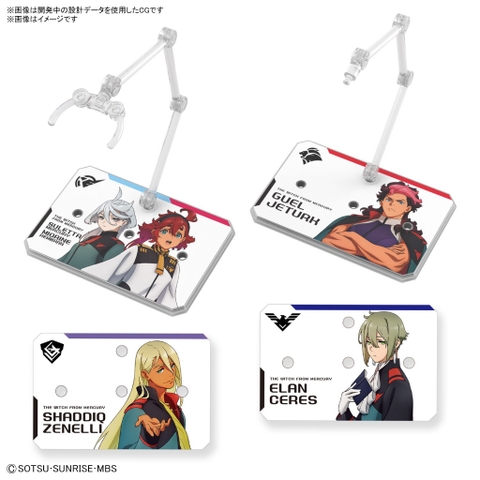 Giá đỡ mô hình Action Base 6 (Clear) The Witch From Mercury Sticker Set