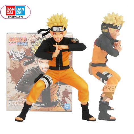 Mô Hình Figure Naruto Shippuden Vibration Stars Shikamaru & Naruto - Uzumaki Naruto B Banpresto Bandai