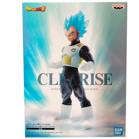 Mô Hình Figure Dragon Ball Super Clearise Super Saiyan God Vegeta Bandai Banpresto