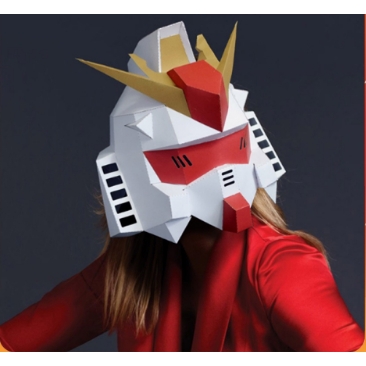 Mặt Nạ Chiến Binh Gundam Đội Đầu - DIY Tự Lắp Ráp Gundamgdc