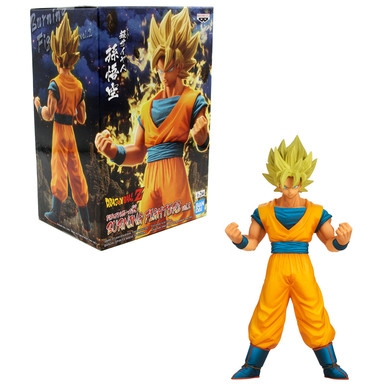 Mô Hình lắp sẵn Figure Dragon Ball Z Super Saiyan Son Goku Burning Fighters Vol.2 Figure Bandai Banpresto