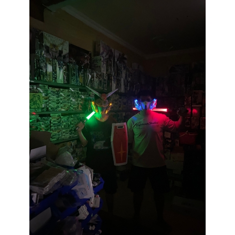 Bộ hóa trang nhập vai cosplay mặt nạ - kiếm năng lượng - khiên Gundam