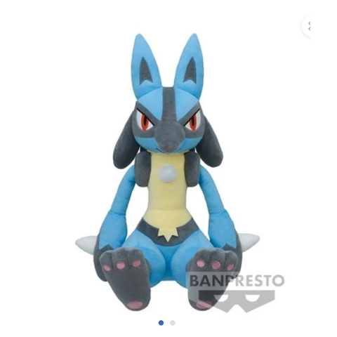 Mô hình Gấu bông Pokemon Lucario Anime Bandai Banpresto - chính hãng Nhật Bản