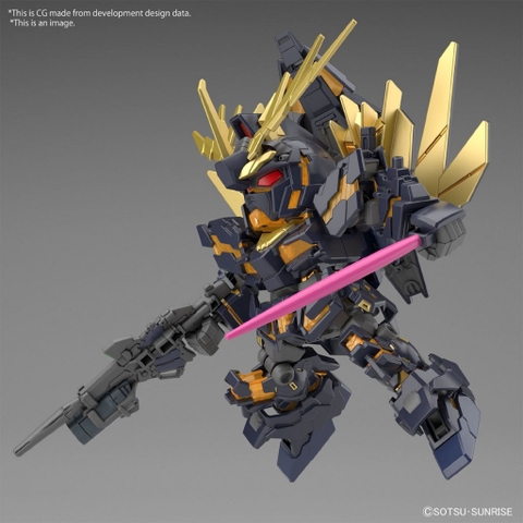 Mô hình lắp ráp SD CROSS SILHOUETTE UNICORN GUNDAM 02 BANSHEE (DESTROY MODE)&BANSHEE NORN PARTS SET  4573102621597