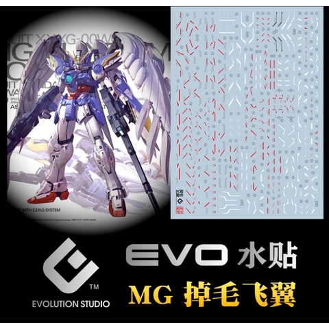 Decal nước huỳnh quang Evo Wing Zero EW ver.Ka