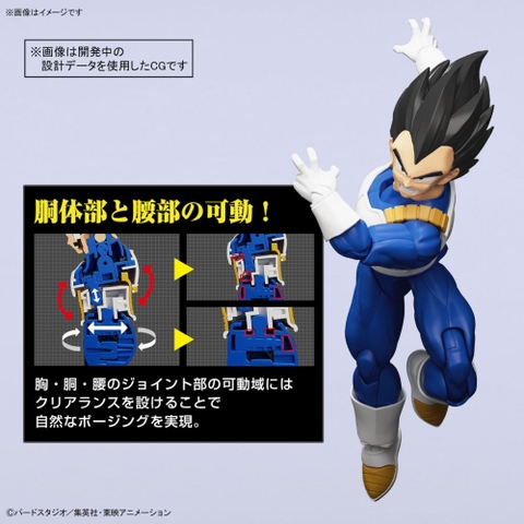 Mô Hình Lắp Ráp FIGURE-RISE STANDARD DRAGONBALL Z VEGETA (NEW SPEC VER.) Bandai 4573102654267