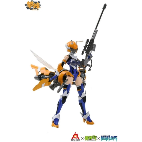 Mô Hình lắp ráp Doyusha 1/12 Nuke Matrix School Shock B.E.E. Ruri Plastic