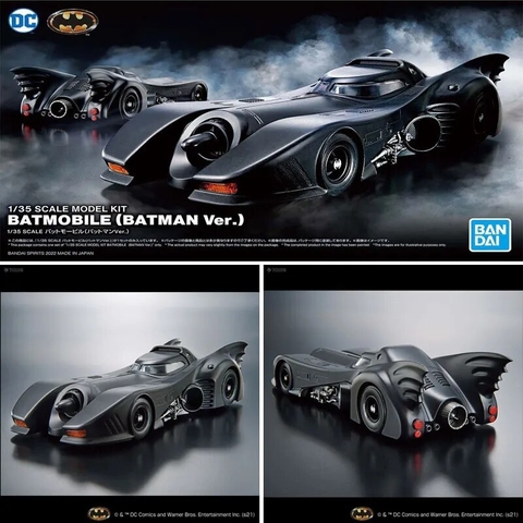 Mô hình lắp ráp 1/35 SCALE MODEL KIT BATMOBILE (BATMAN Ver.) Bandai