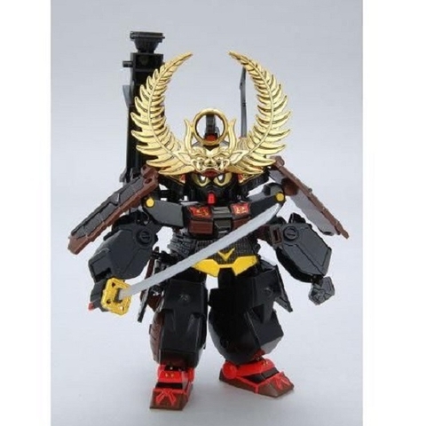 Mô hình lắp ráp Gundam BB Warrior Limited Tokugawa Leyasu Jet Black Armor Version Premium Bandai ( mô hình+ ngựa )