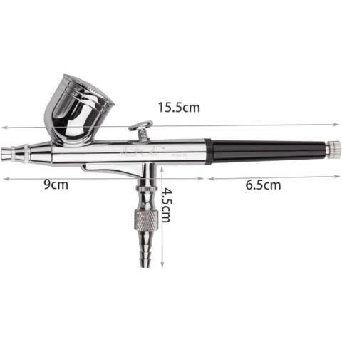 Súng phun sơn mini cầm tay airbrush đầu phun 0.2mm,0.3mm,0.5mm