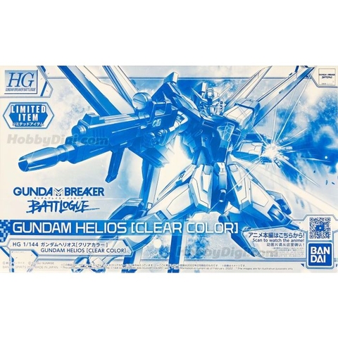 Mô Hình Lắp Ráp HG 1/144 Gundam Helios Clear Color P Bandai 4573102620415