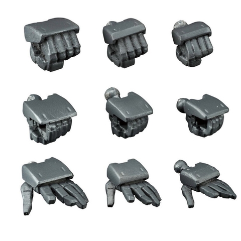 Phụ Kiện Mô Hình Bandai HG Build Custom 024 JIGEN BUILD KNUCLES KAKU 1/144 Scale Kit 4573102588128