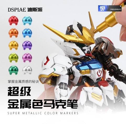 Bút tô màu kim loại Super Metallic Color Marker MKA01-12 Dspiae