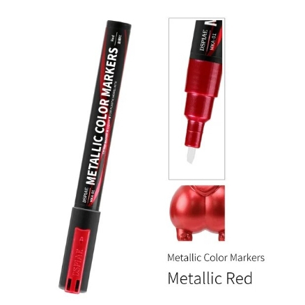 Bút tô màu kim loại Super Metallic Color Marker MKA01-12 Dspiae