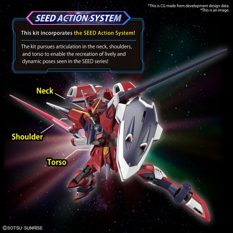 [Freeship] Mô Hình Lắp Ráp HG 1/144 IMMORTAL JUSTICE GUNDAM Bandai 4573102662859