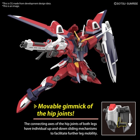 [Freeship] Mô Hình Lắp Ráp HG 1/144 IMMORTAL JUSTICE GUNDAM Bandai 4573102662859