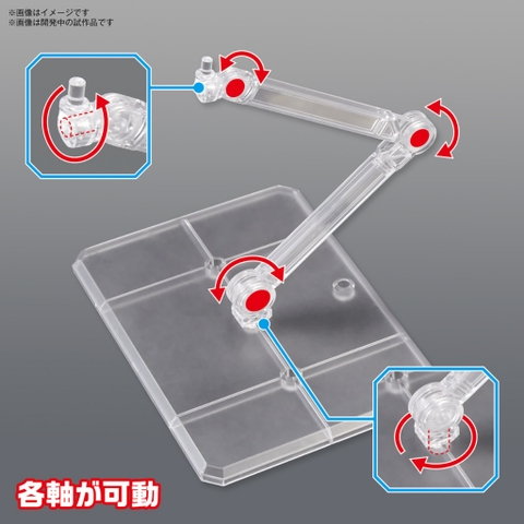 Base - giá trưng bày mô hình  ACTION BASE 7 [CLEAR COLOR] Bandai  4573102662873