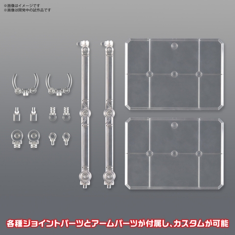 Base - giá trưng bày mô hình  ACTION BASE 7 [CLEAR COLOR] Bandai  4573102662873