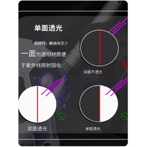 Keo dán mô hình UV-G Dspiae khô nhanh bằng ánh sáng UV