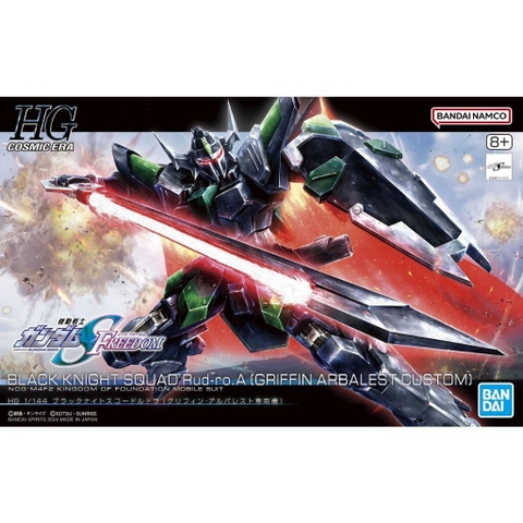 Mô Hình Lắp Ráp HG 1/144 BLACK KNIGHT SQUAD Rud-ro.A(GRIFFIN ARBALEST CUSTOM) Bandai 4573102663054