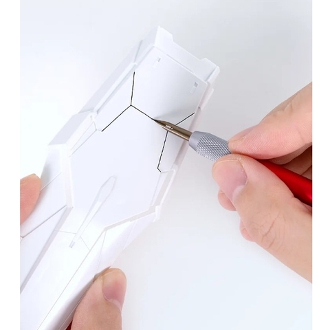 Bút kim loại kẻ panel line - kẻ lằn chìm cho mô hình Galaxy Tools - Dụng cụ mô hình