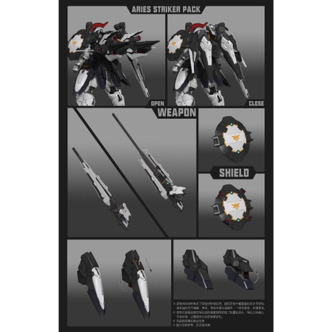 Mô Hình Lắp Ráp PG 1/60 Tallgeese Strange Work Plastic Model Kit Nilson Work