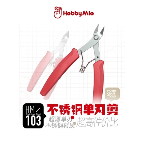 Kìm cắt mô hình nhựa 1 lưỡi cao cấp Hobby Mio HM-103
