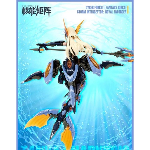 Mô Hình Lắp Ráp Cyber Forest Fantasy Girls Storm Interceptor Royal Enforcer Tanya Charybdis