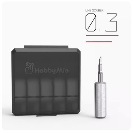 Dao đa năng Hobby Mio thép Vonfram với nhiều kích thước đầu khác nhau (1 bộ 5 lưỡi) dành cho mô hình