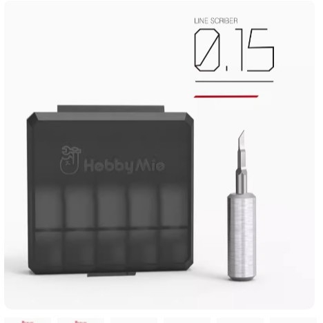 Dao đa năng Hobby Mio thép Vonfram với nhiều kích thước đầu khác nhau (1 bộ 5 lưỡi) dành cho mô hình