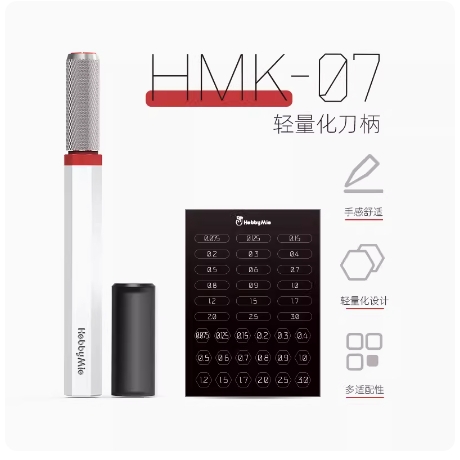 Dao đa năng Hobby Mio thép Vonfram với nhiều kích thước đầu khác nhau (1 bộ 5 lưỡi) dành cho mô hình