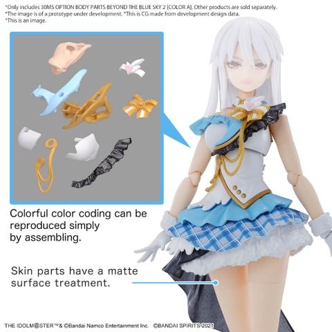 Mô Hình Lắp Ráp 30MS OPTION BODY PARTS BEYOND THE BLUE SKY 2 [COLOR A] Bandai 4573102663139