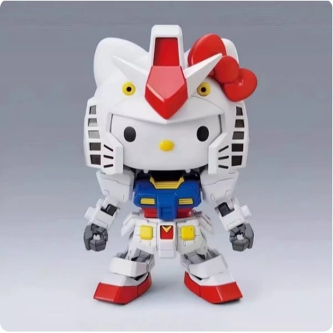 Mô Hình Lắp Ráp Hello Kitty RX-78-2 Gundam