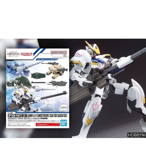 Mô hình lắp ráp phụ kiện OPTION PARTS SET GUNPLA 11 (SMOOTHBORE FOR BARBATOS) Bandai 4573102671523